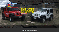 Desktop Screenshot of elkcountryjeeprentals.com